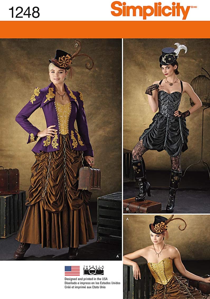 Simplicity #1248 Women's Steampunk Costume Pattern – Dearly