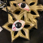 Golden Eye Snowflake Ornament - Small