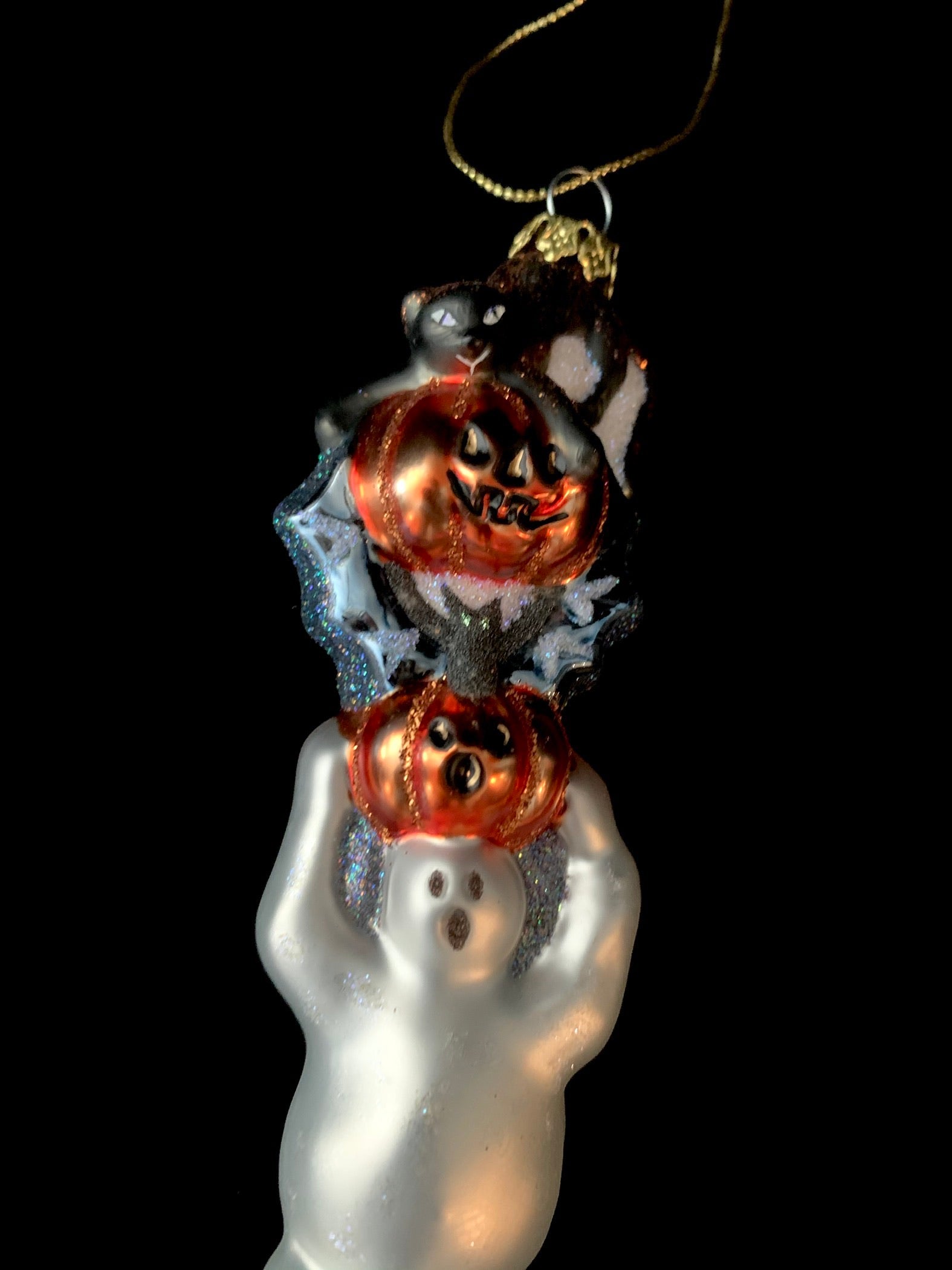 Halloween Peggy Abrams Glass Ornament