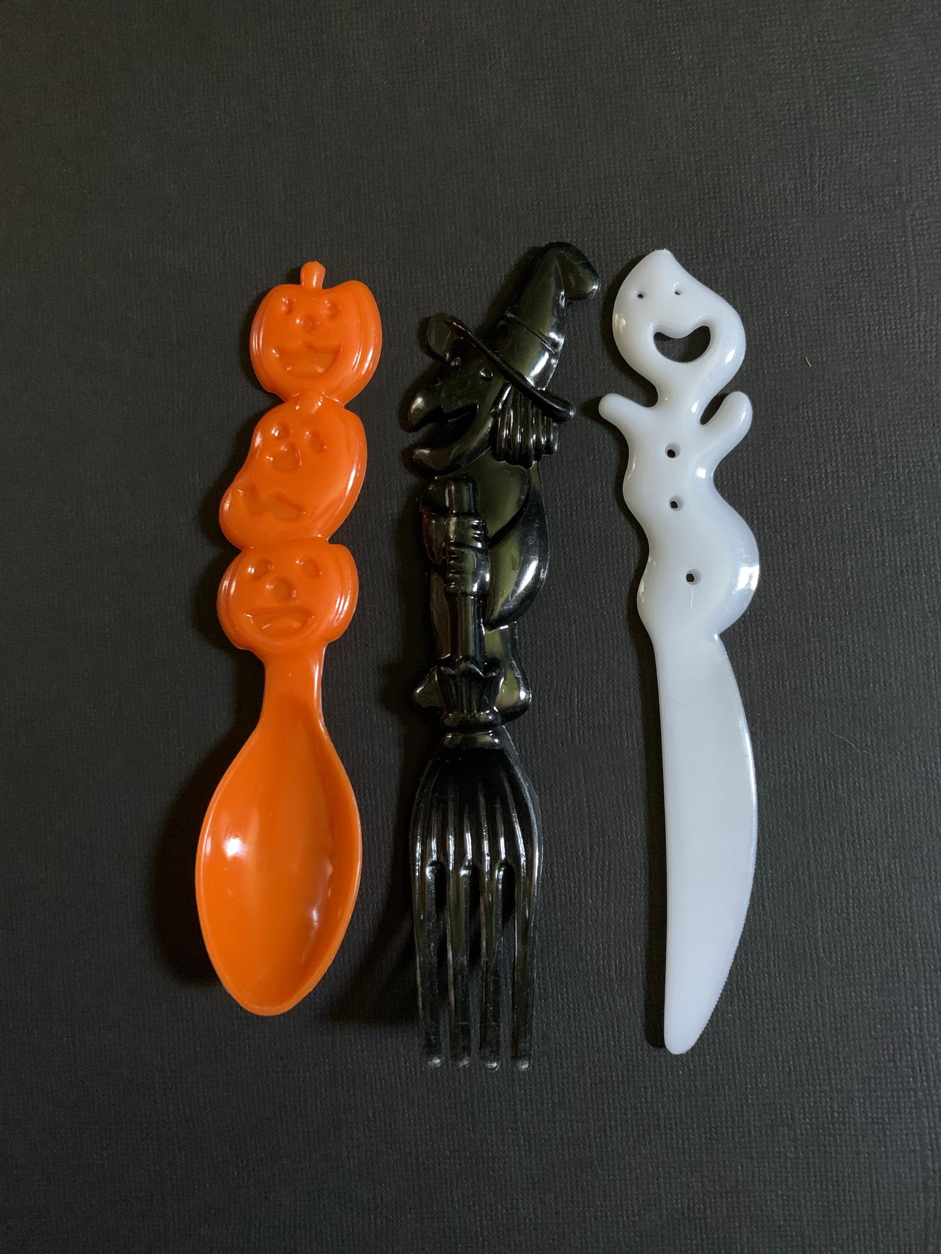 Vintage Halloween Cutlery Set