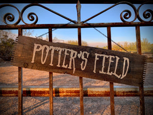Potter’s Field Sign